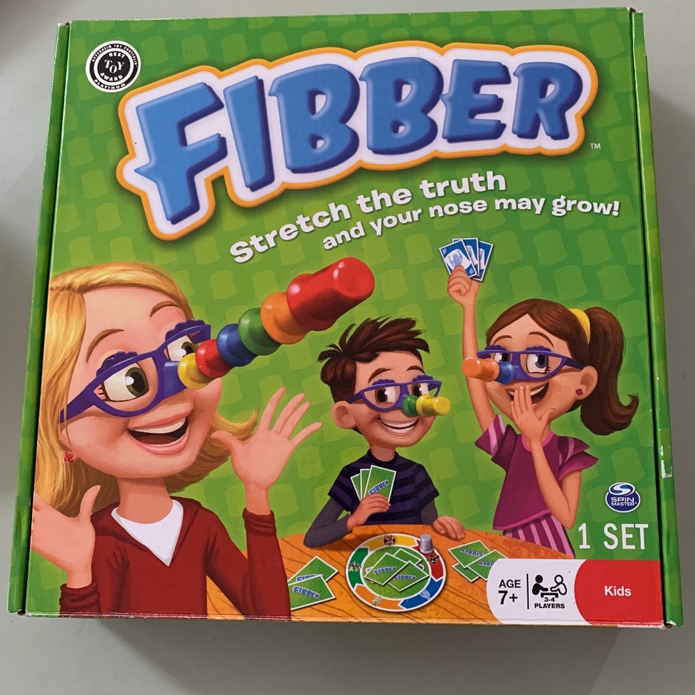 Fibber board game